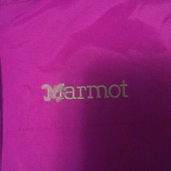 Marmot Purple Lightweight Rain Jacket - Picture 3 of 8